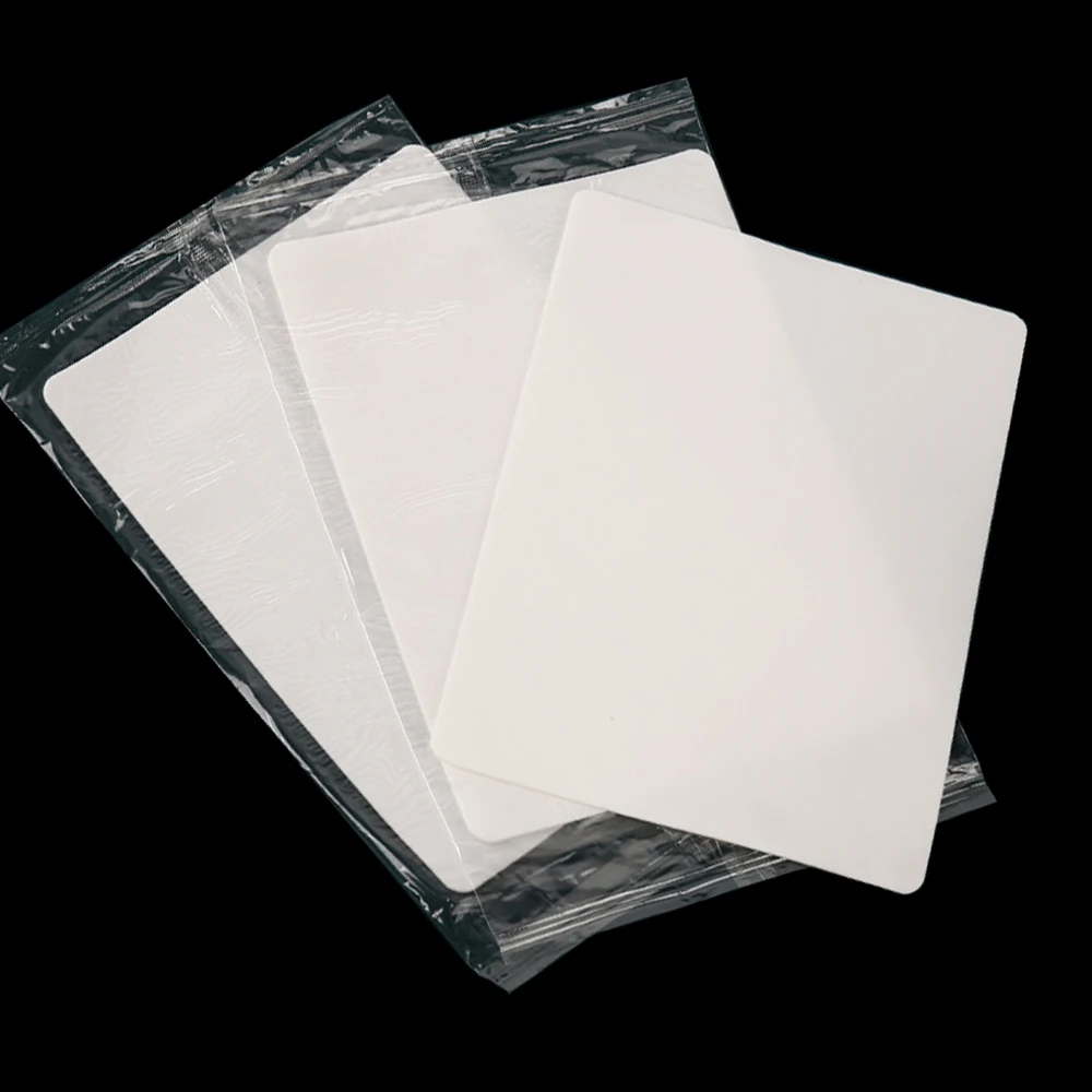 

3/5/10/15pcs White Tattoo Practice Skin Blank Double Sides Synthetic Tattoo Fake Skins Rubber Pad for Tattoo Machine Accessories