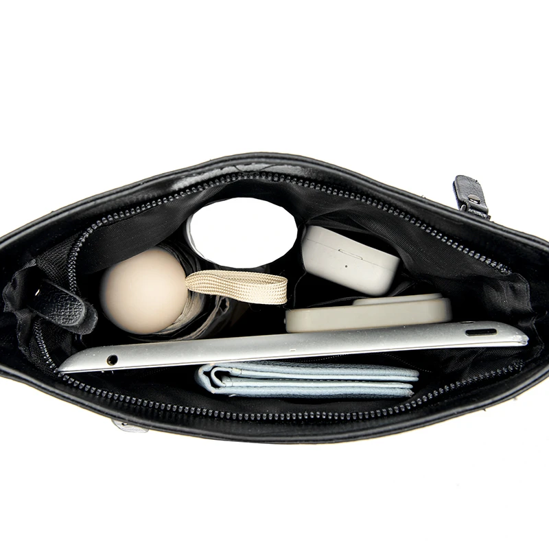 Business-Casual-Rucksack für Herren, Umhängetasche aus PU-Leder mit mehreren Fächern und großem Fassungsvermögen – Detail 16