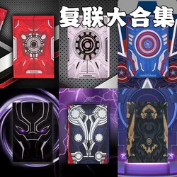 Marvel The Avengers Iron Man Spiderman Iron Man Thor Black Panther Cool Collection Cards Student Party Board Game Poker Cards