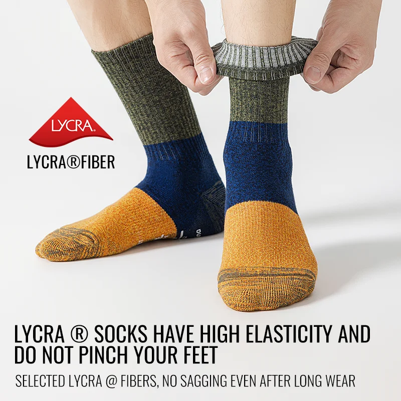 ถุงเท้าเดินป่ามิโอวถุงเท้าเดินป่ากันน้ำกลางแจ้งถุงเท้าปีนเขาไร้รอยต่อป้องกันเหงื่อกีฬาถุงเท้าเทอร์รี่กันลื่น