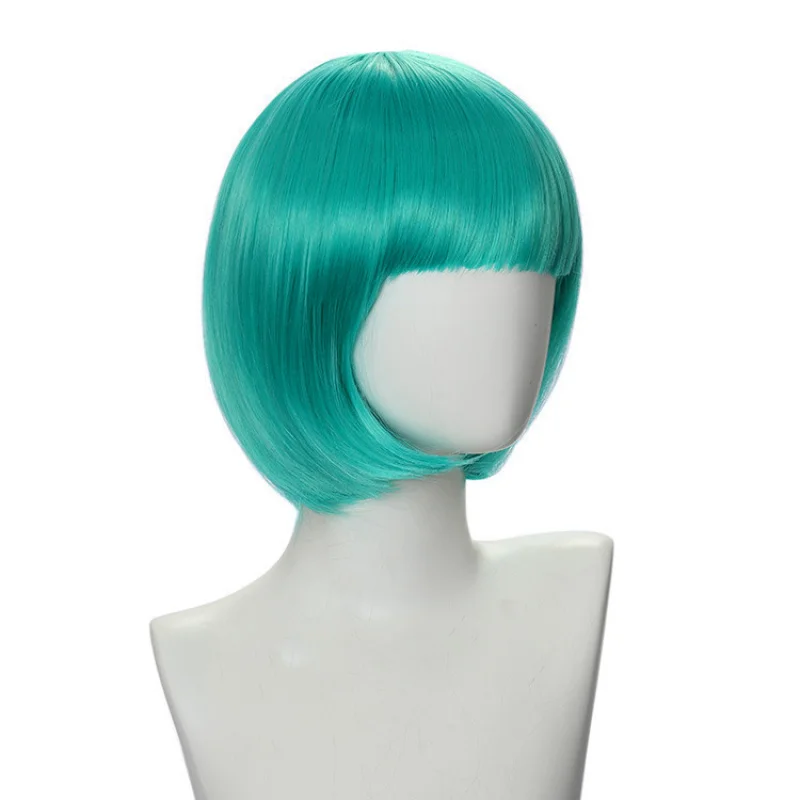 

Hot-Selling European and American Style Wig with Bangs, Bob Cut, Student Wig, Short HairBOBColorful Anime Halloween Head