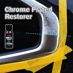 30ml Chrome Plated Restorer High Hardness Diamond Polish Oxidation Repair Refurbishment For Car Window Metal Strip Restorer