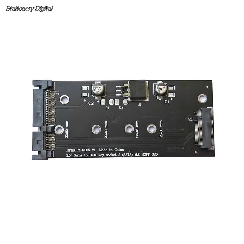 Новый M.2 NVME SSD конвертирующий адаптер карта NVME/AHCI SSD Модернизированный комплект для SATA версии I/II/III (1,5/3,0/6,0 Гбит/с)