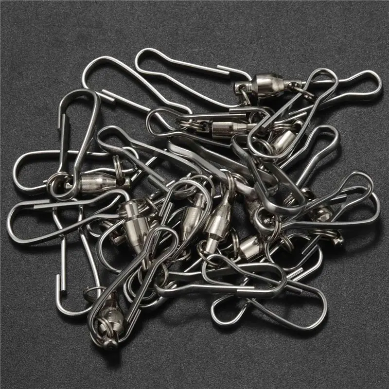 DT19 36 Pack for Spinning Double Clip Swivel Hooks for Wind Spinners Hanging Windsock Wind Chimes Crystal Twisters