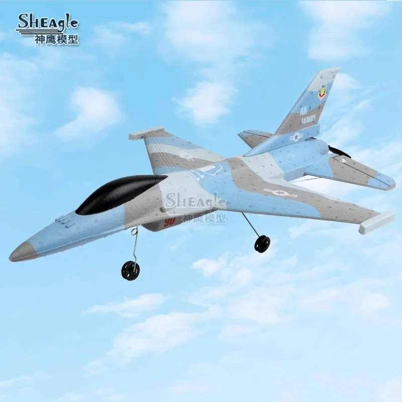 F16 Electric Remote-Controlled Aircraft Three-Way Simulation Model Aircraft Epp Material Drop Resistant 3-Channel Model Aircraft