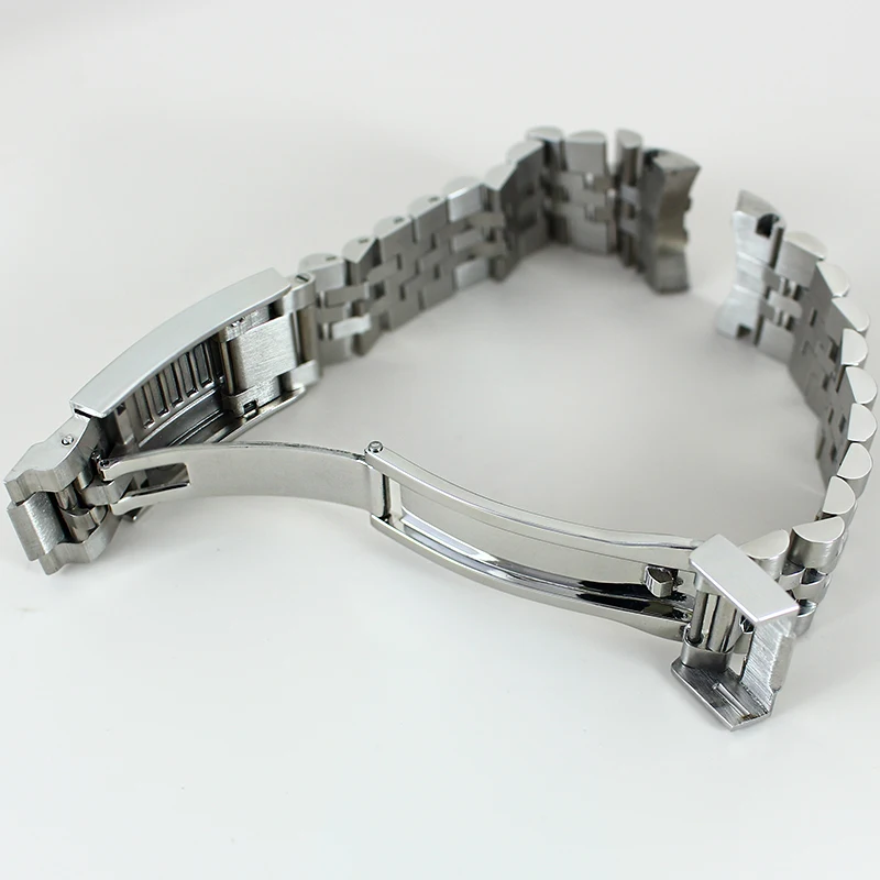 20mm Watch Strap Solid 316L Stainless Steel Bracelet For SUB GMT Yacht Watch Parts For Jubilee Oyster Watchbands glidelock Clasp