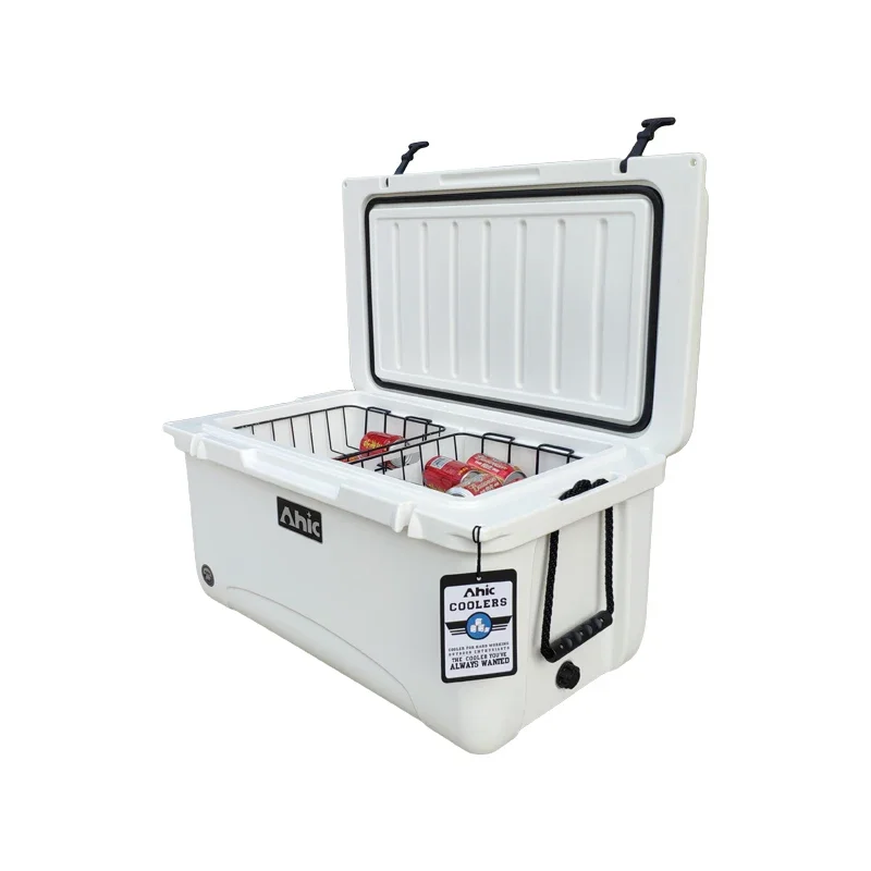 RH65 Large Size Hunting Ice Keeping Rotomolded Coolers Hard Cooler Box with Handle