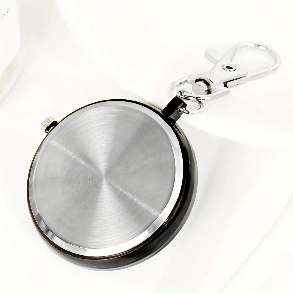 New Tiny Cute Quartz Pocket Watch with Keyring Men Women Mini Quartz Watch for Nurses Doctors Simple Students Watch Child Gift