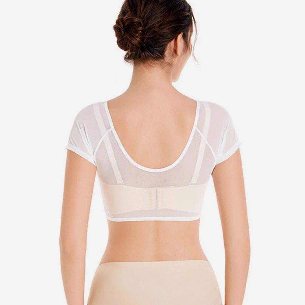 

3pcs Underarm Sweat Vest Breathable Chinlon Sweat-Proof Undershirt for Women Girls Yoga Running Volleyball Dance Sportswear