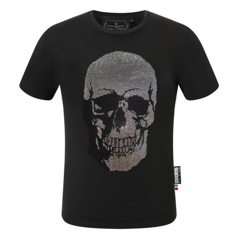 Luxury Brand Tees Fashion Hip Hop man t-shirts 2024 new designer Rhinestone tshirt New High Quality Fashion Casual