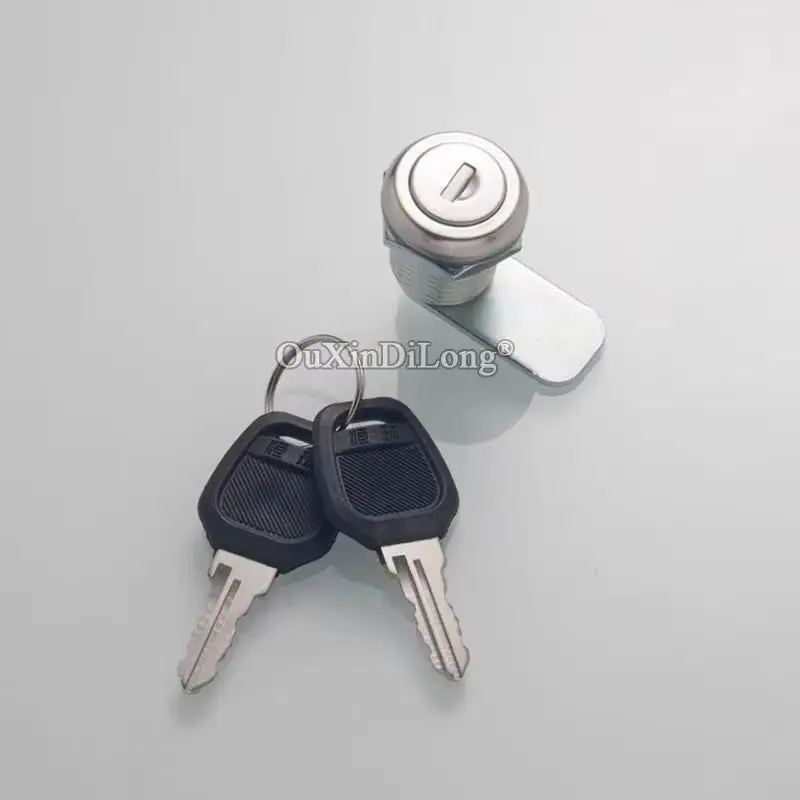 HOT 10PCS Zinc Alloy Industry Equipment Cam Lock Distribution Box Lock Switch Electrical Cabinet Door Lock Turn Tongue Lock+Keys