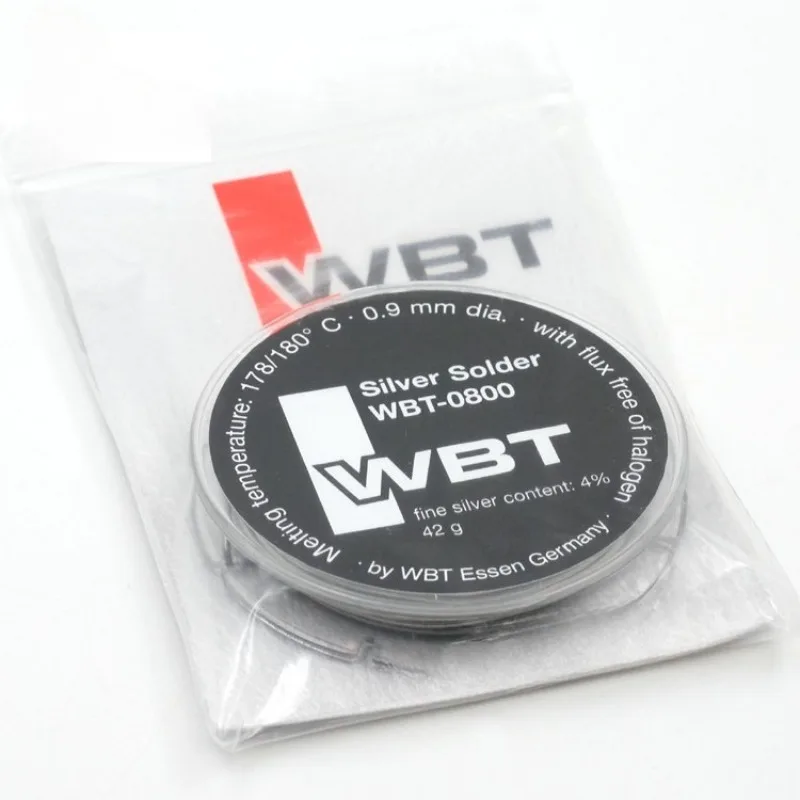 WBT-0800 solder silver-containing 4% 42g wire diameter 0.9mm silver-containing solder