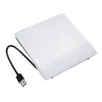 1pcs External USB 3.0 High Speed DL DVD RW Burner CD Writer Slim Portable Optical Drive for Asus Samsung Acer Dell Laptop PC HP