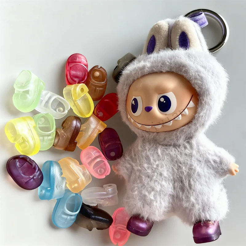 Buty dla lalki Labubu, pasujące na Labubu 4.0 o wysokości 10 cm, przypinka The Monsters z serii Love, akcesoria do stroju dla lalki, ubranka dla Labubu.
