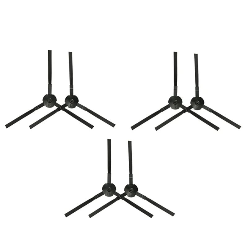 6 шт. запасные части для робота-пылесоса Ilife A4 A4S A40 для Ecovacs CEN550, боковая щетка для роботизированного пылесоса