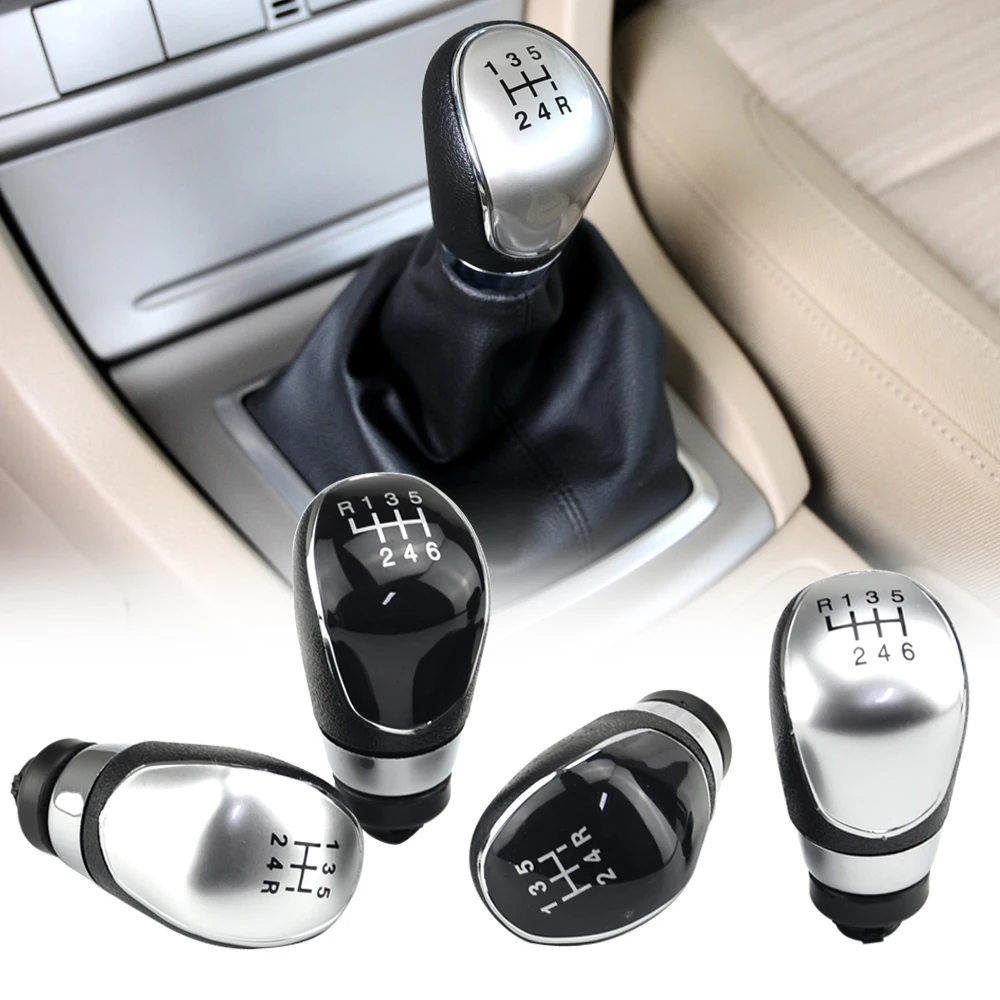 5/6 Speed Gear Shift Knob Lever HandBall For Ford Focus 2 MK2 FL C-MAX 2006-2011 MK3 MK4 MK7 Galaxy Gaiter Boot Leather Cover