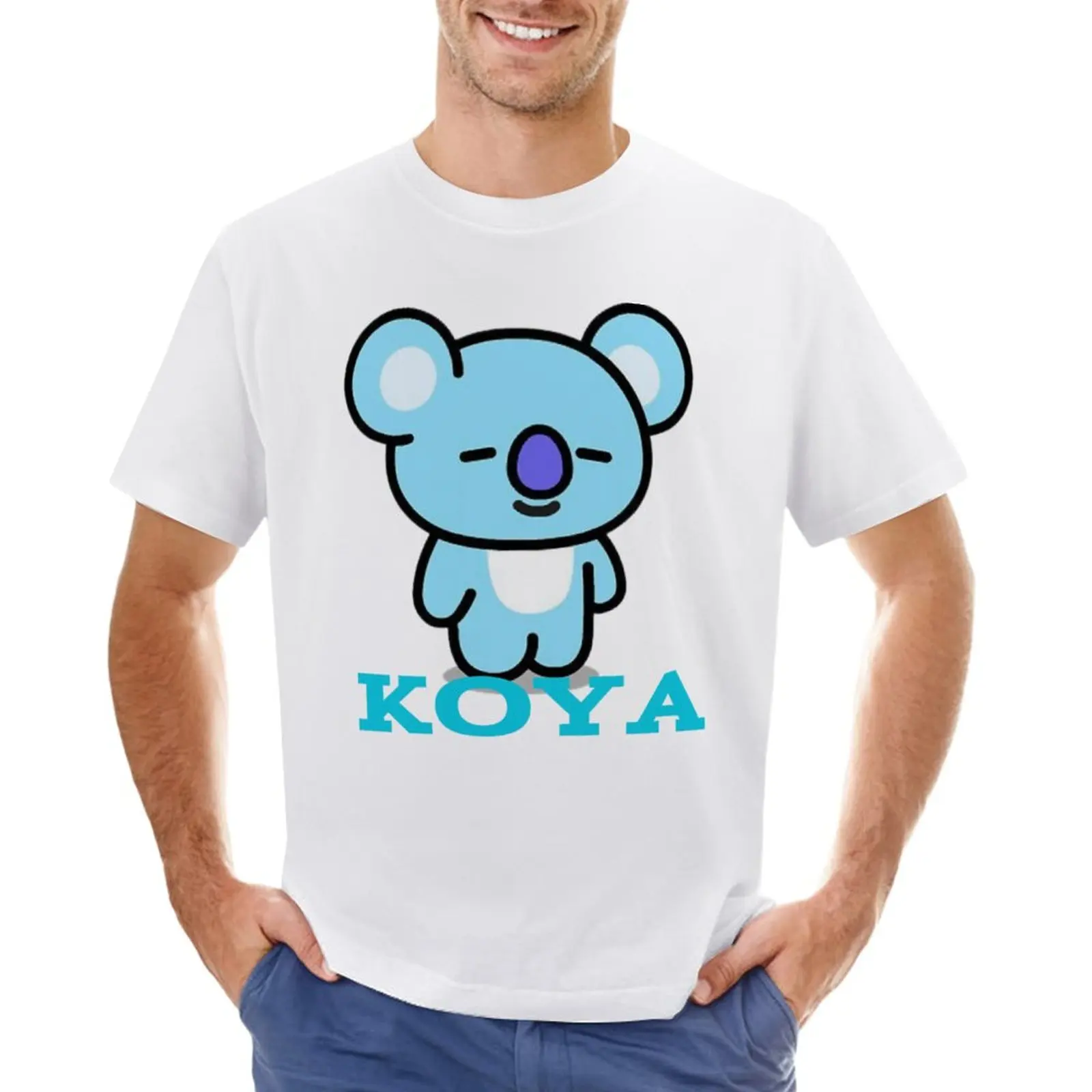 

Koya T-Shirt customs anime clothes Aesthetic clothing black t-shirts for men