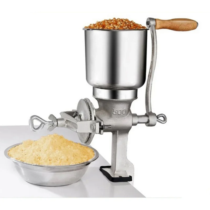 

Manual Hand Home Large Walnut Peanut Corn Flour Tinned Iron Mill Grain Herbs Grinding Spice