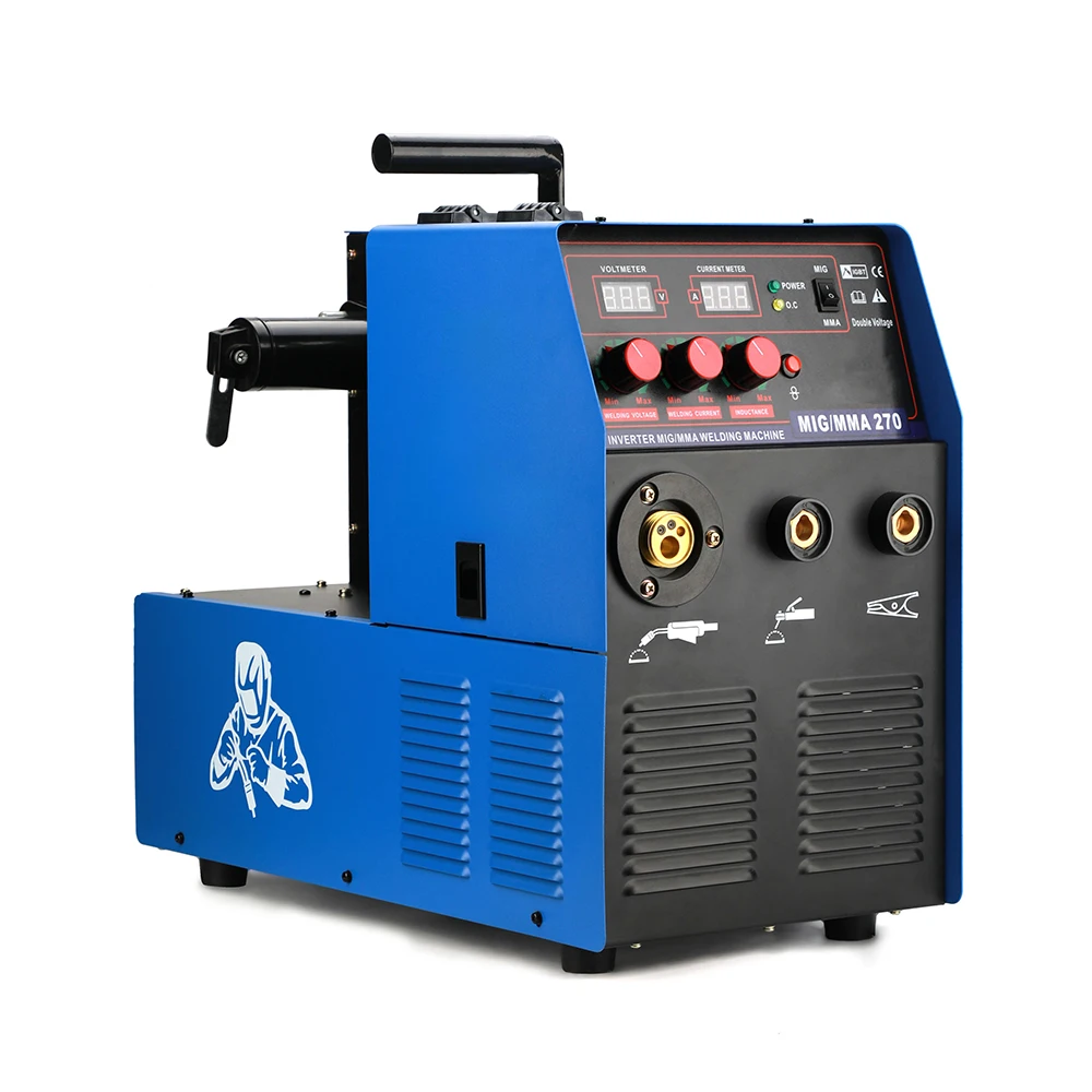LANLING Multifunctional 220V 380V Double Voltage 11.2KVA 270A Electric Igbt Inverter Mma Tig Mig Welding Machine