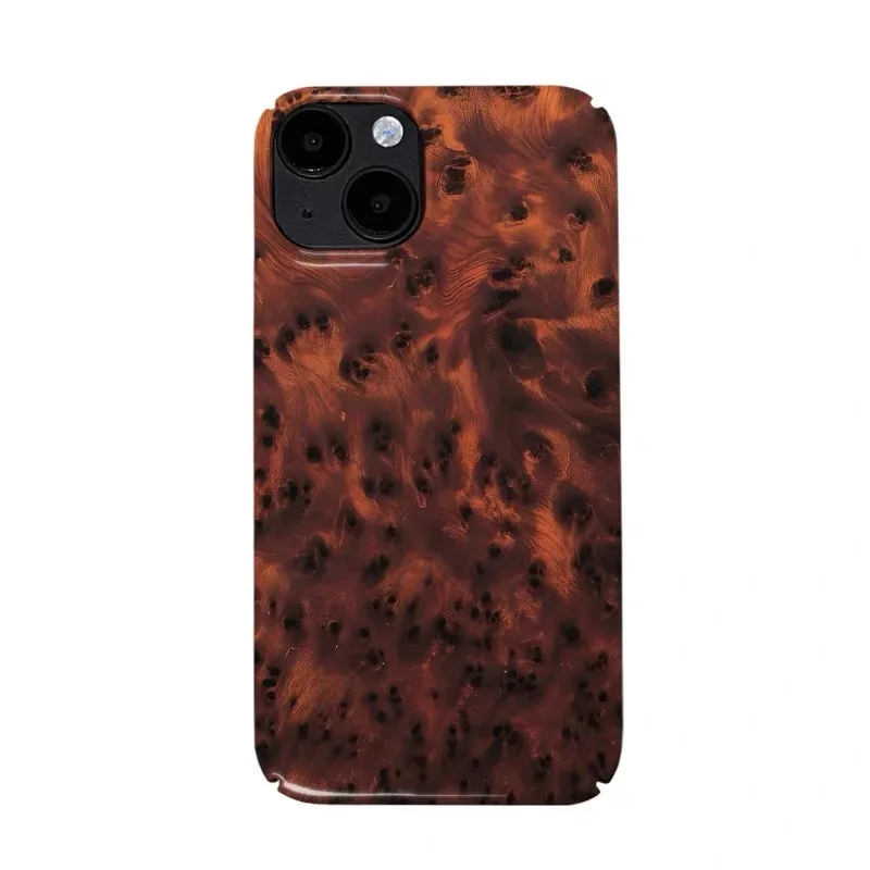

Retro Red Leopard Print Art Phone Case for IPHONE 17 Air 16E 15 PROMAX 14 Plus 13 12 MINI 11 PRO 16Plus XR Acrylic Phone Cover