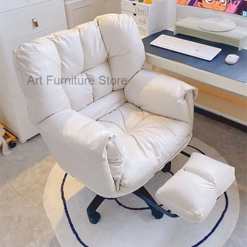 

2023 Computer Chair Lazy Sofa Chair Comfortable Student Dormitory Study Home Office Leisure Back Can Lie Swivel Chair Furniture