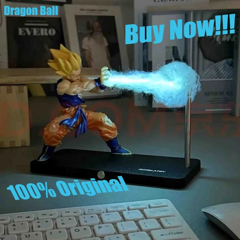

Dragon Ball Action Figure NIKOLATOY Super Saiyan Son Goku Chaozu Anime Figure Vegeta Wave Kamehameha Wave Night Light Toys Gift