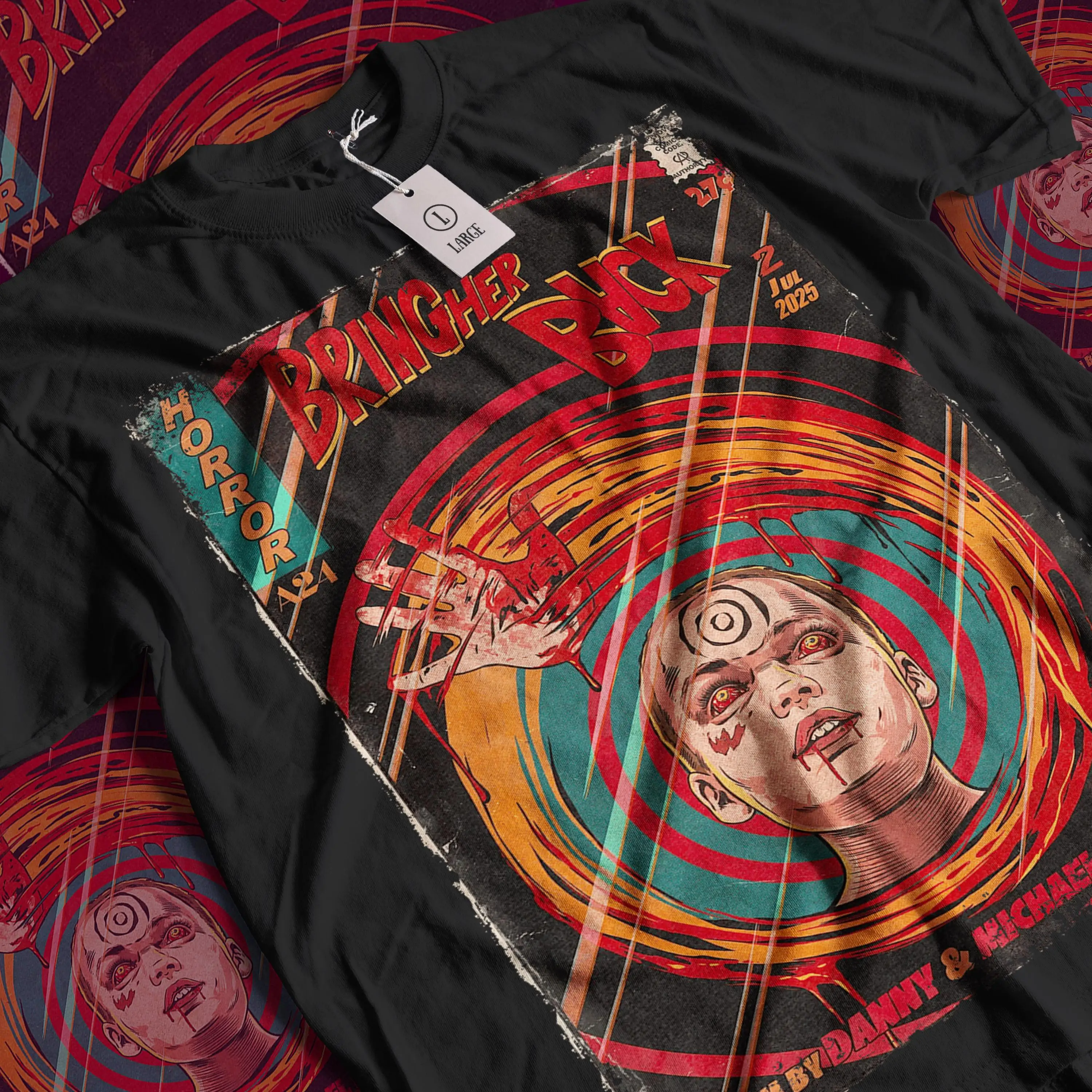 Aesthetic Bring Her Back Movie T-shirt: Vintage Horror Movie Unisex Graphic Tee