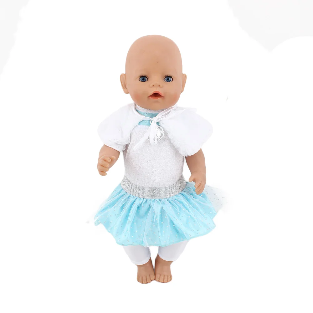 1pcs New Fashion Doll Jump Suits For 17 Inch Baby Doll 43cm Reborn Baby Doll Clothes