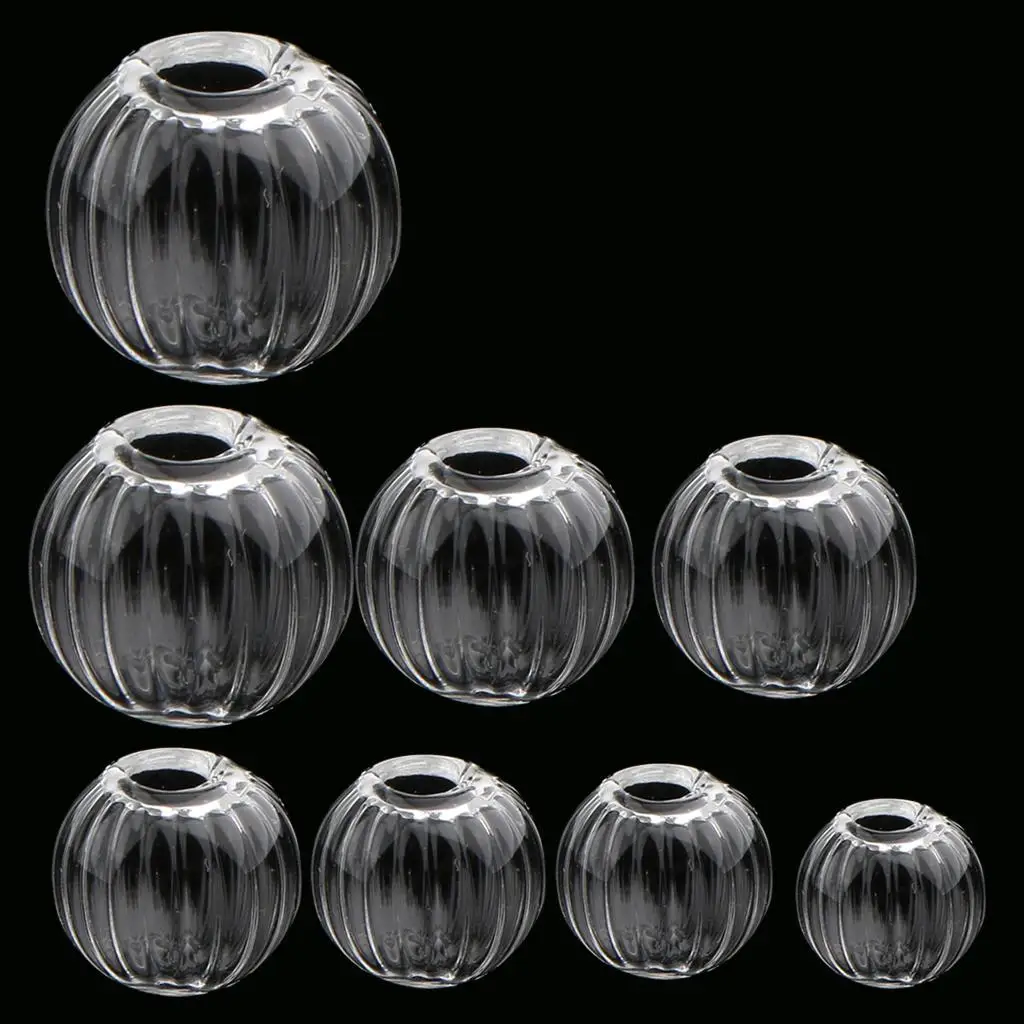 Clear Globe Bottle Charms Glass Pendant DIY Accessories for Jewelry Making Necklace Decoration