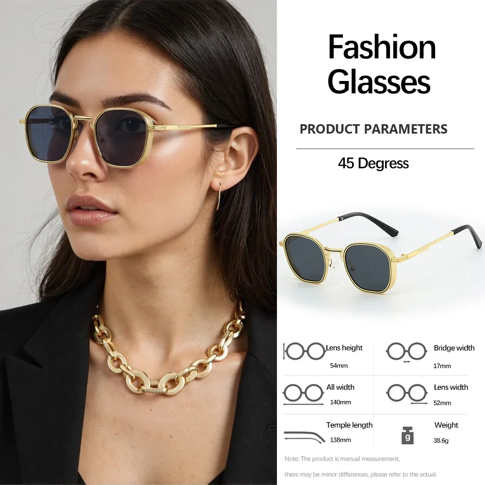 

Modern Fashion Women's Sunglasses Geometric Irregular Simple Lines Vintage Accessory Eyewear for Ladies