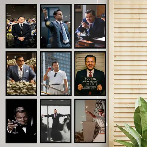 Affiches de film classique t-le loup de Wall Street, décor Vintage pour chambre, Bar, café, décoration nordique pour la maison