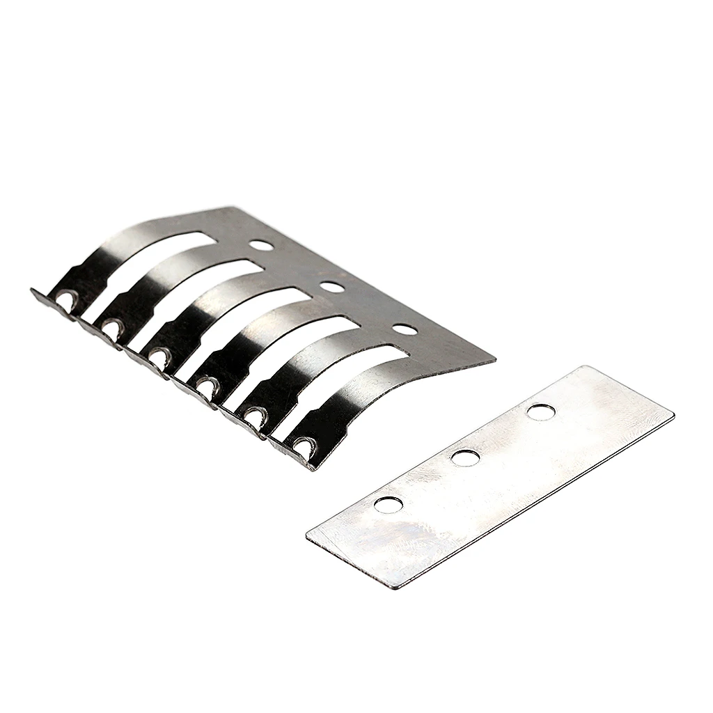Chrome Guitar Double System Fine Tuner Tension Plate Tremolo Block Shim Guitar Bridge Stabilizer Locking Tremolo for Floyd Rose view 4