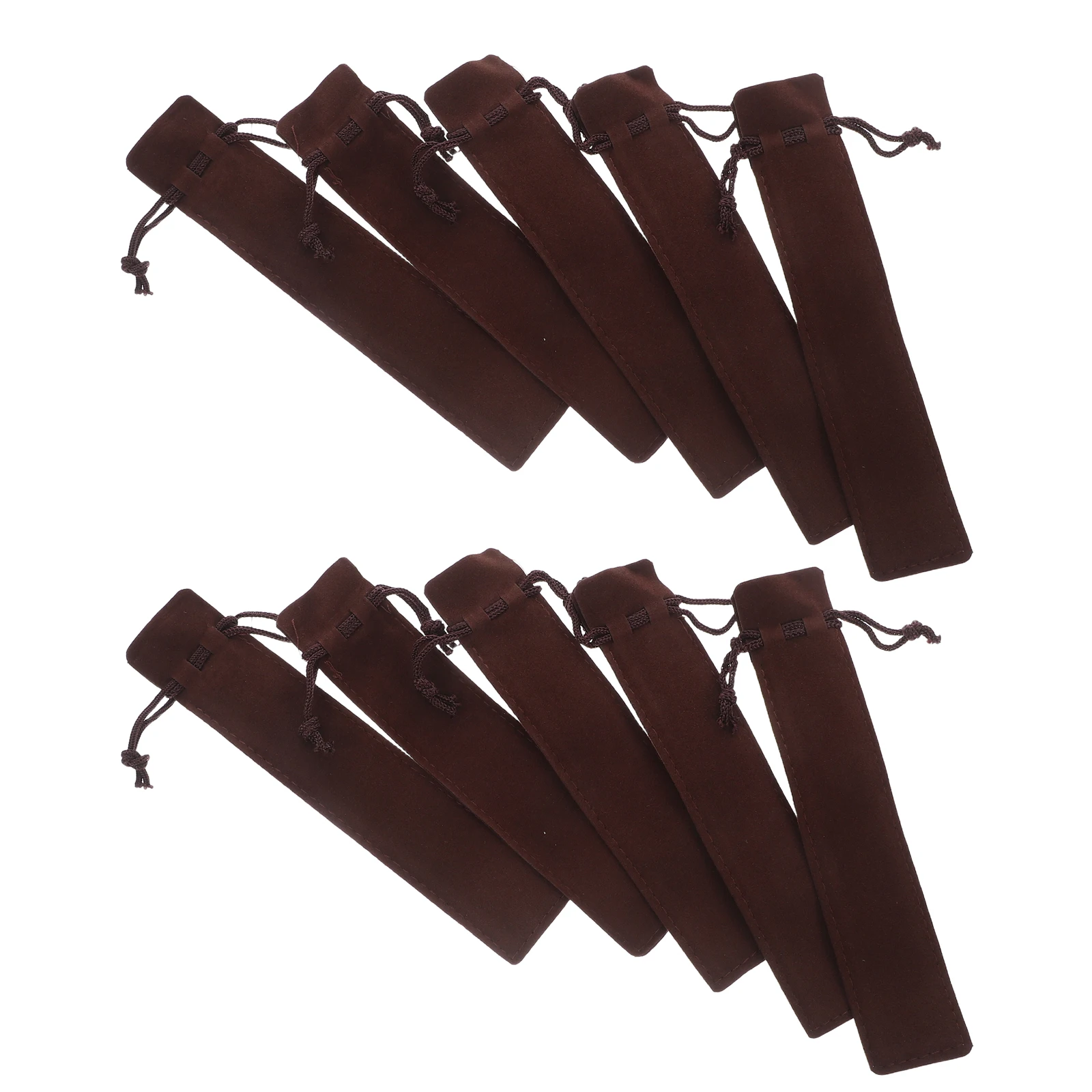 

35Pcs Drawstring Pen Pouch Thickened Material Secure Closure for Fountain Pens Pencils Art Tools Storage Sleeve