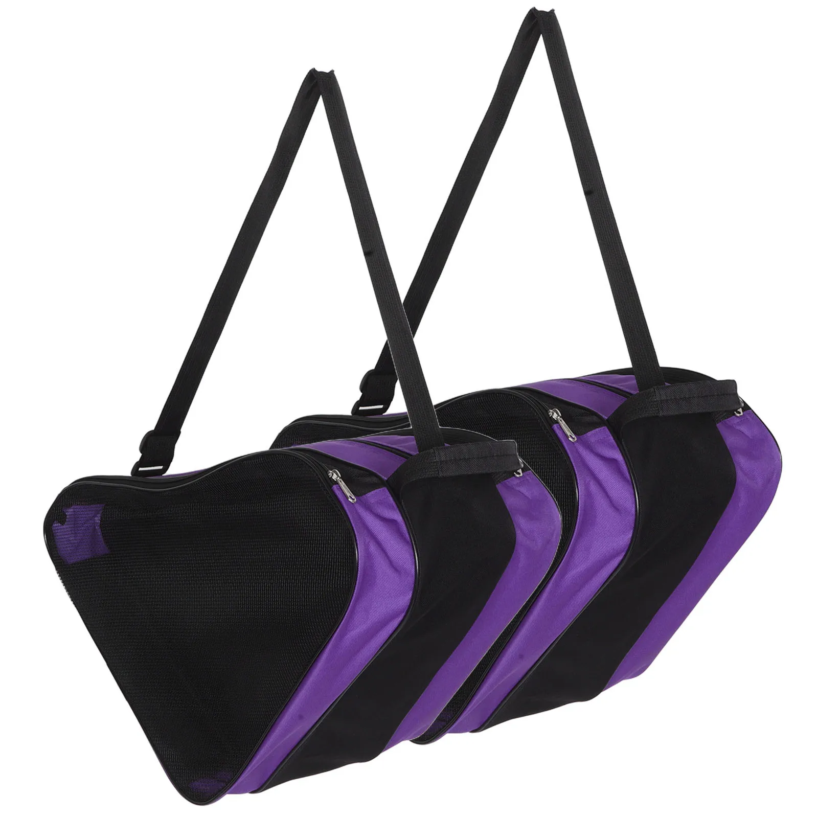 

2 pcs Portable Roller Skate Bag Large Capacity Lightweight Skating Storage Bag Multiple Compartments For Women Girls Kids Adult