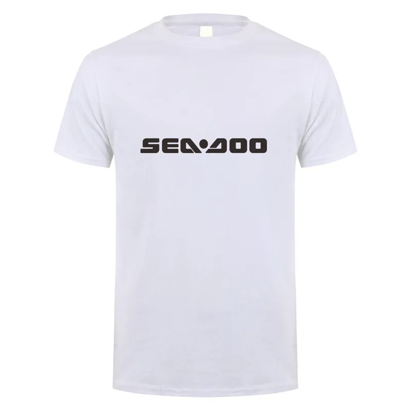 Sea-Doo تي شيرت الصيف قصيرة الأكمام القطن البحر دو Seadoo موتو تي شيرت مان التي شيرت بلايز تيز LH-079