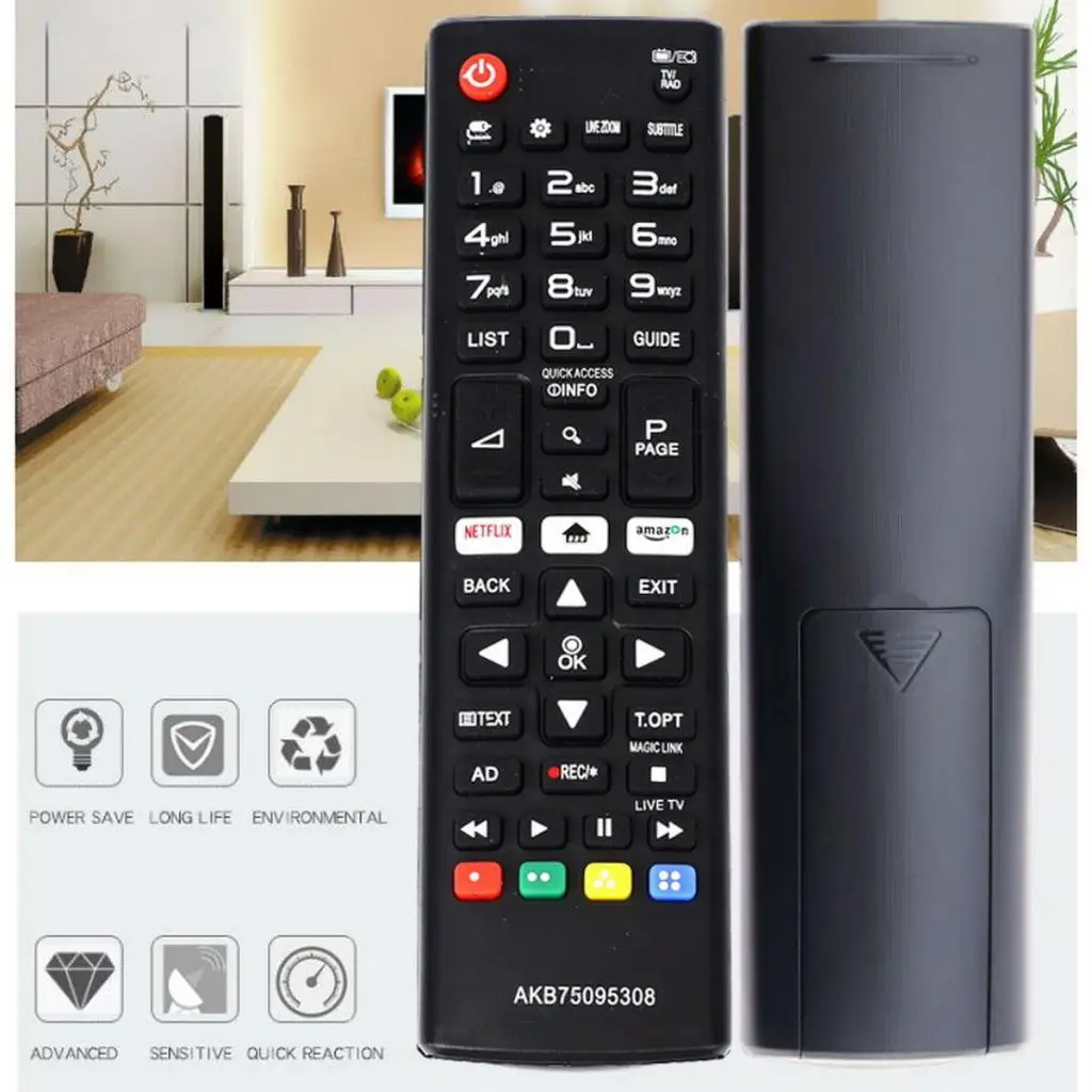 

Durable Remote Control Replacement Smart TV Remote Controller for LG AKB75095308