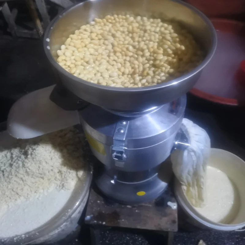New Commercial Soya Milk Machine Stainless Steel Soybean Milk Machine Electric Dregs Slurry Separate Soymilk Maker 750W