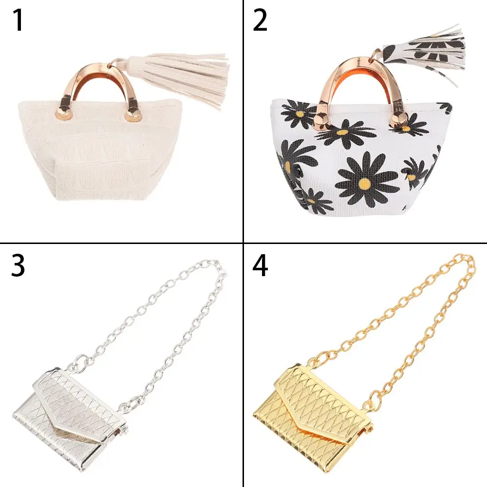 4 Styles Accessories Fashion Lady Leather Bag Purse 1/6  Accessories Dolls Handbag