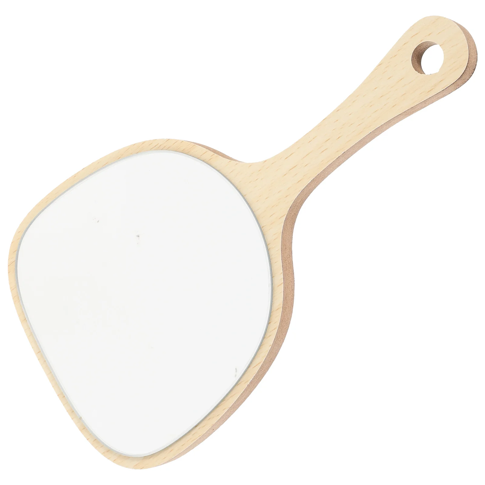 Mini Miroir de Maquillage Mural en Bois, Accessoire pour Salon de miles et Voyage