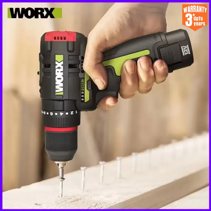 WORX WU131X Cordless Impact Drill 40Nm 1800rpm 27000bpm Brushless
