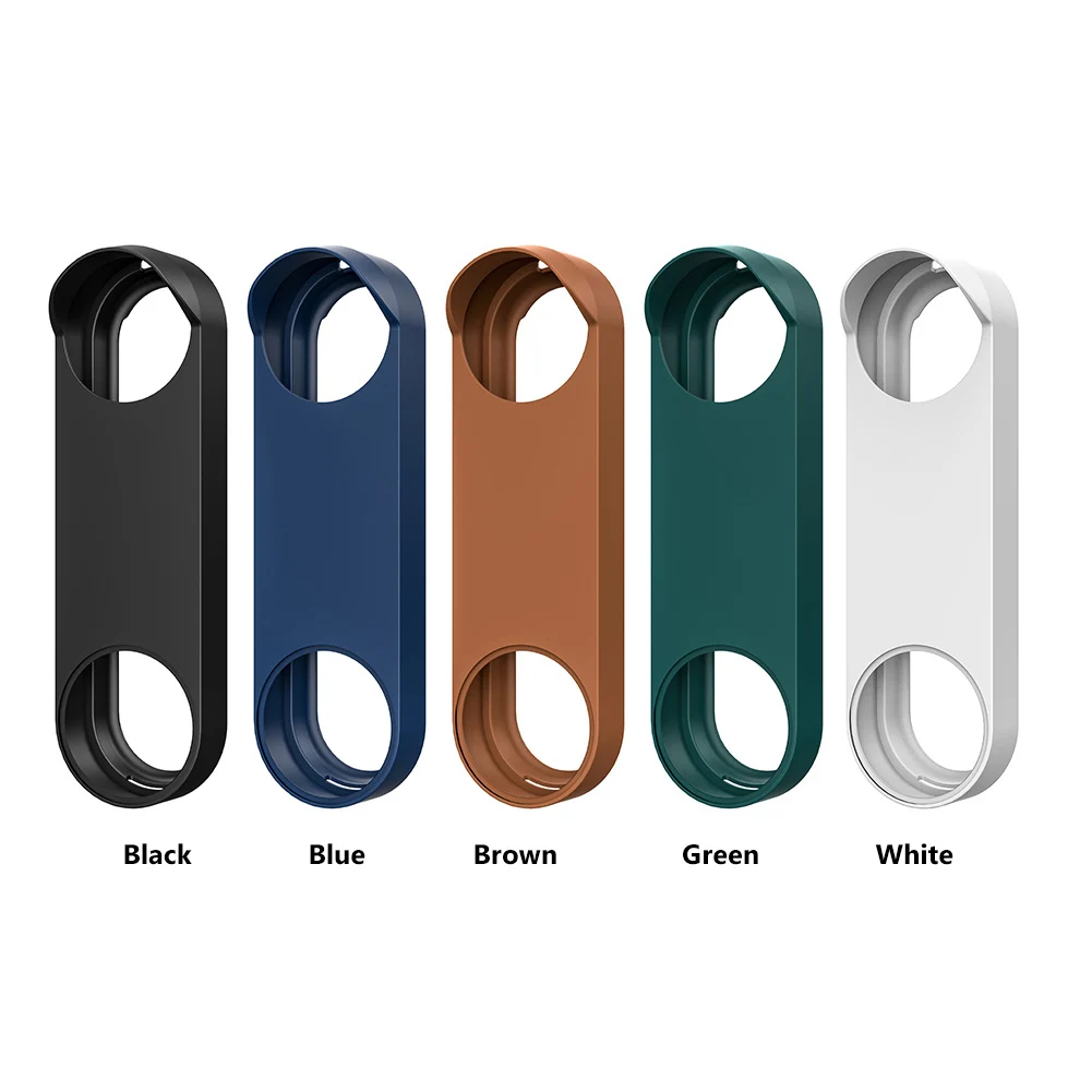 실리콘 보호 케이스 액세서리 방수 보호 커버 Google Nest Doorbell 유선 2세대용 눈 방지 햇빛 방지