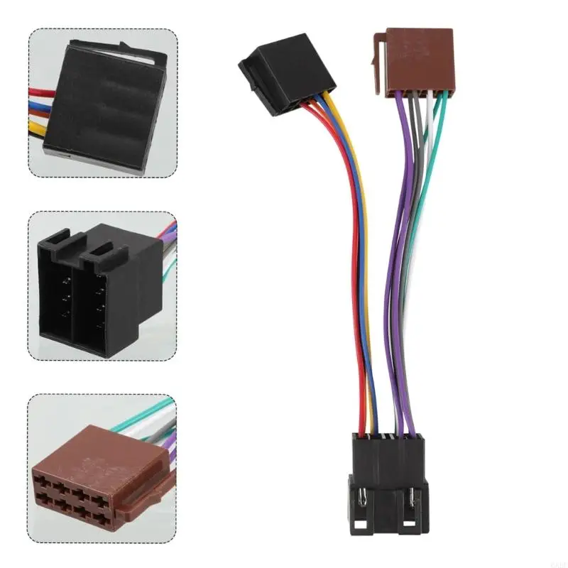 2026 New Vibration Resistant ABS Car Audios Female Plug Connector for Various Sedan Models Easy Installation Adapter Cable