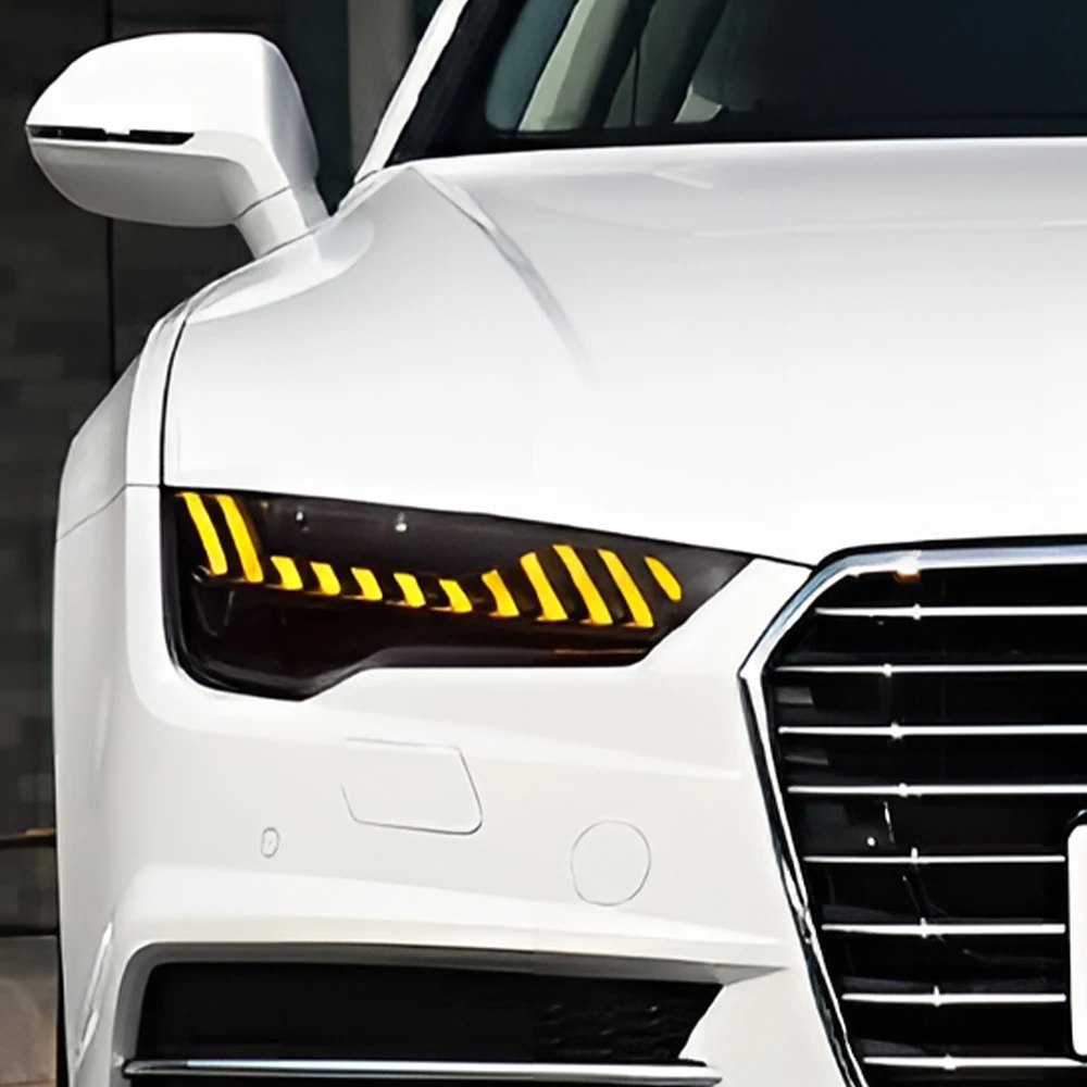 Car Front Lamps For Audi A7 S7 RS7 2011-2017 LED Auto Headlight Assembly Upgrade High Quality Dynamic Projector Lens Accessories