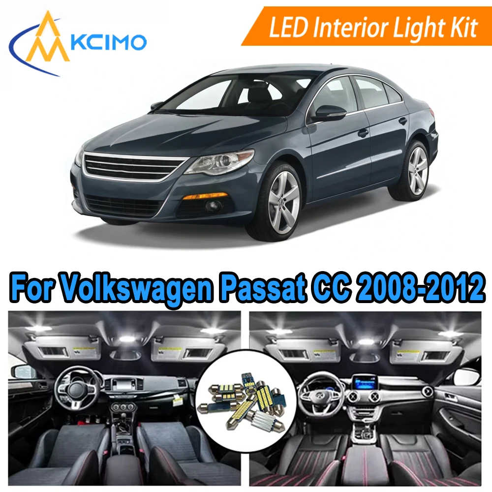 

Interior Light Bulbs For Volkswagen Passat CC Coupe 2008-2012 Super Bright LED Replacement Bulbs​ Direct Fit