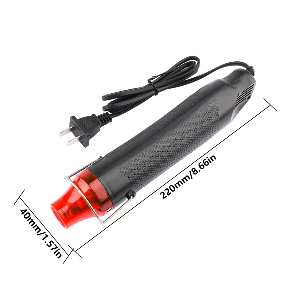 DIY Using Heat Gun Electric Power Hot Hair Dryer Soldering Wrap Blower Heater Shrink Plastic Heat Gun Repair Tool