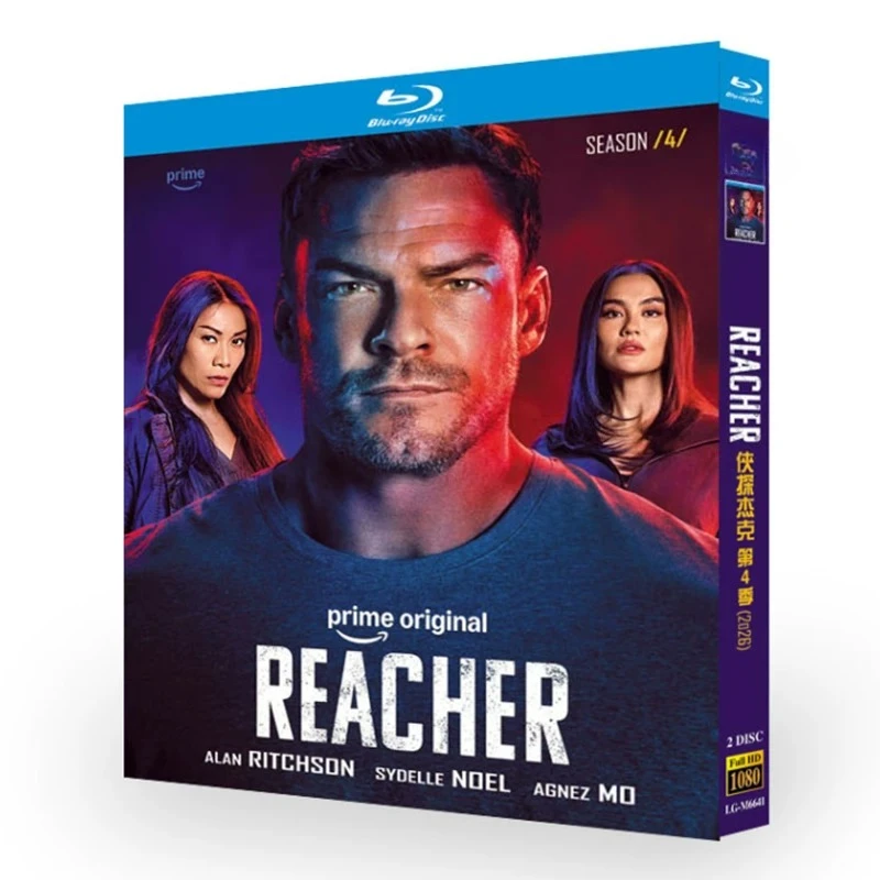 Reacher season 4 2BOX New Sealed Box Set Blu-ray disc