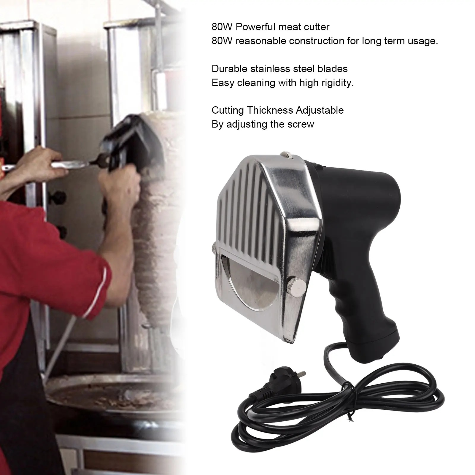 

Электрический нож для кебаба, электрический нож для кебаба, электрический нож для резки мяса для кебаба, нож для резки шаурмы, донер, нож для шаурмы