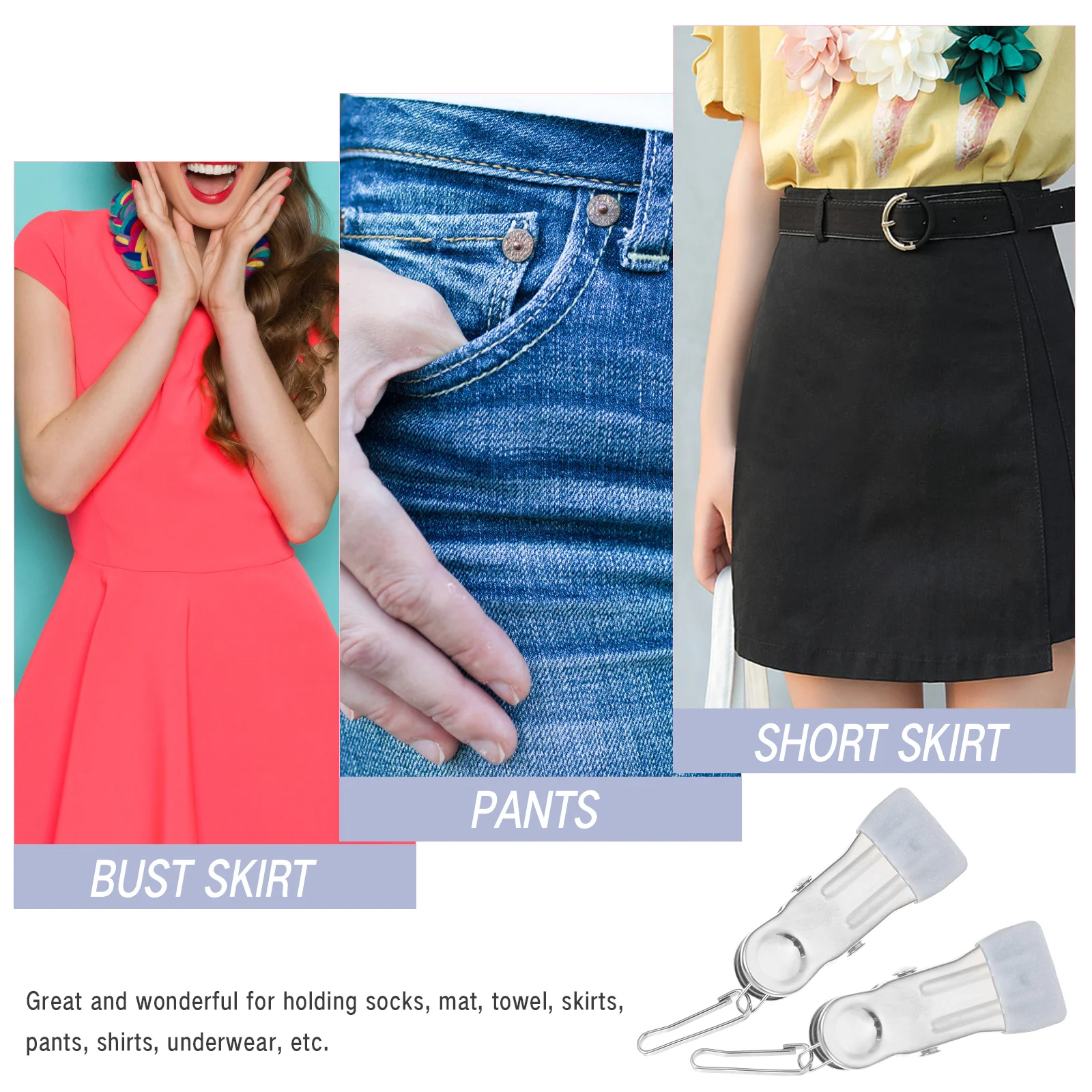 

20Pcs Non-Slip Clothespins Strong Clamping Force for Clothesline Laundry Drying Clothespins Clothes Clips Blanket Clamps