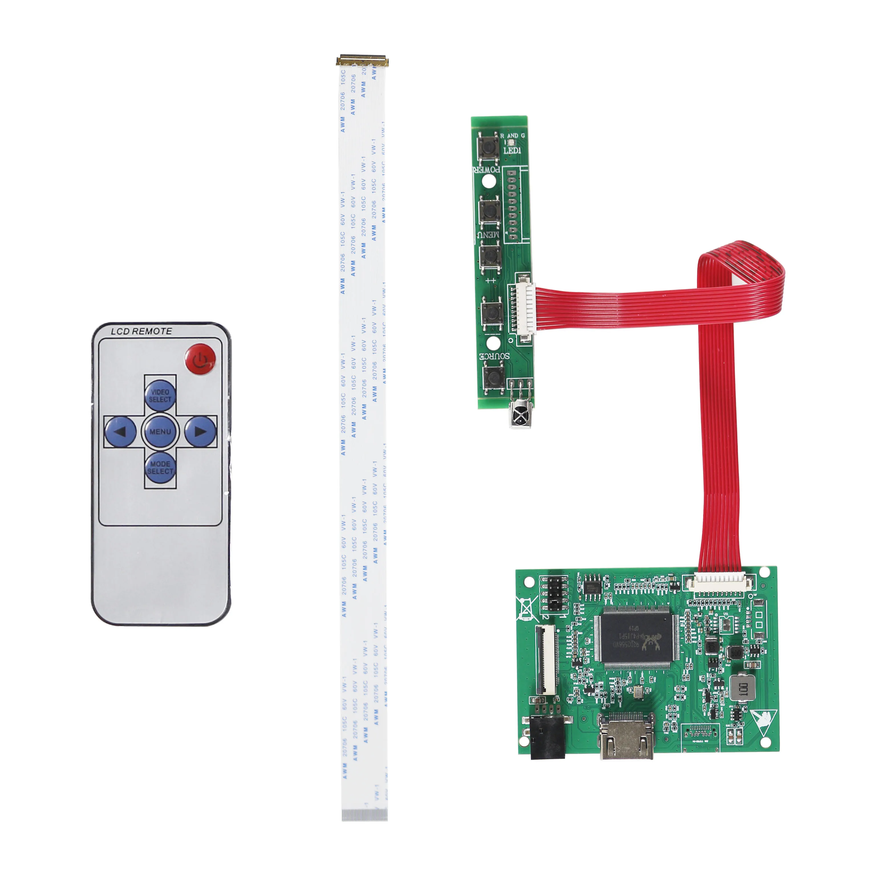 11.6 Inch DIY LCD Screen Display HDMI-Compatible Driver Control Board For Raspberry Pi Banana/Orange Pi PC Mini Computer Monitor
