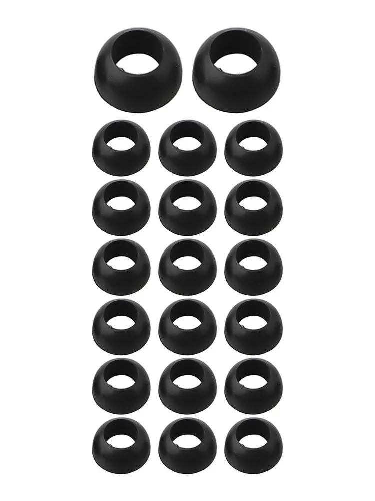 20pcs Bull Nose Rubber BBQ Bottle Gas Seal Dome Shaped O-Ring Gas For LPG Regulator Grill Replacement Parts